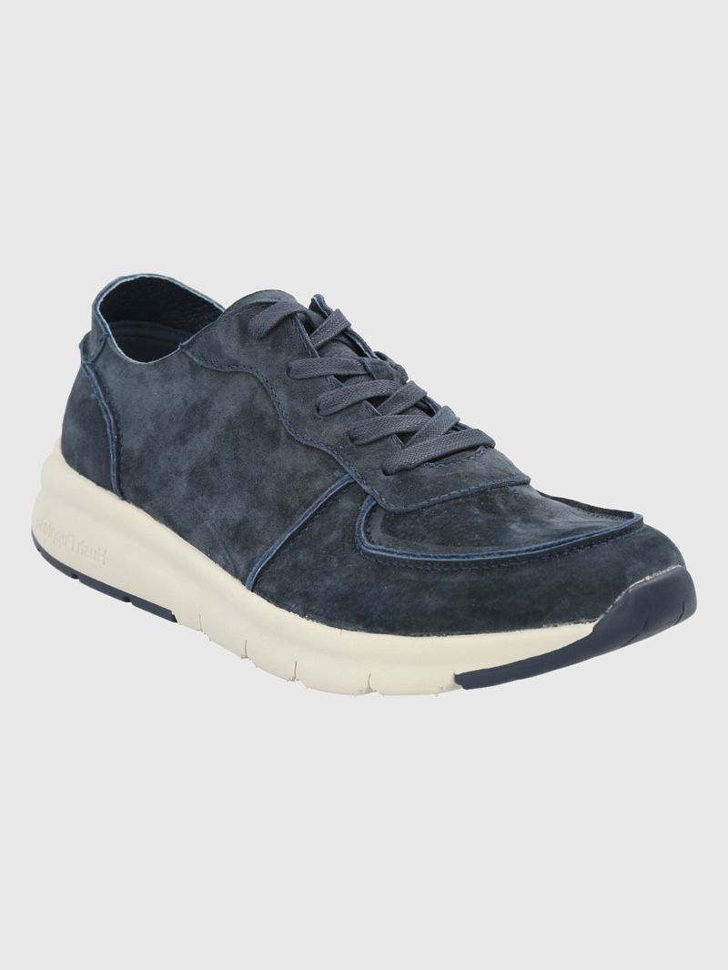 Zapatilla-Para-Hombre-Cuero-Juno-Azul-Hush-Puppies