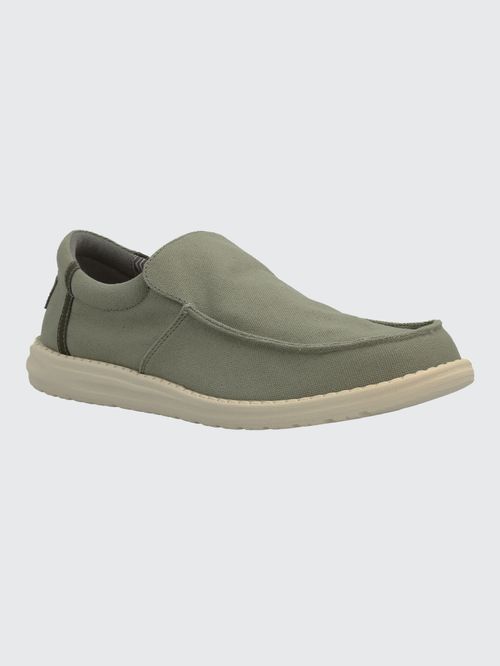 Alpargata Para Hombre Textil Gordon Verde Hush Puppies