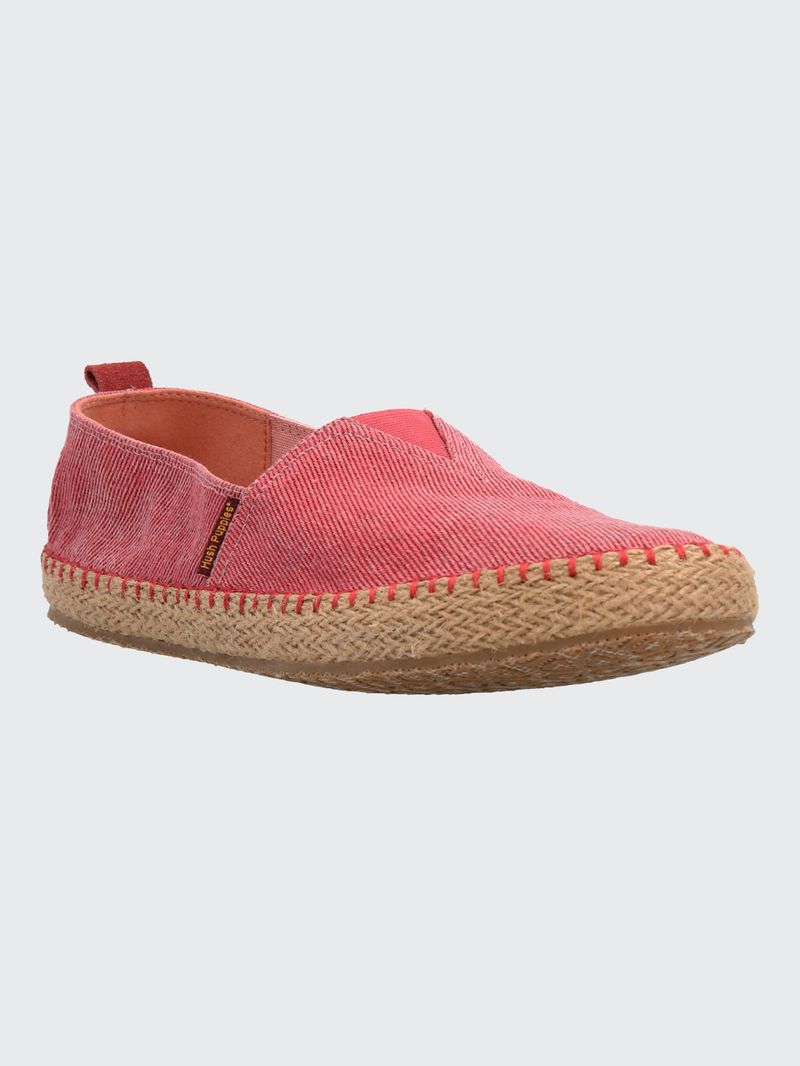 Alpargata-Para-Hombre-Textil-Hubert-Rojo-Hush-Puppies