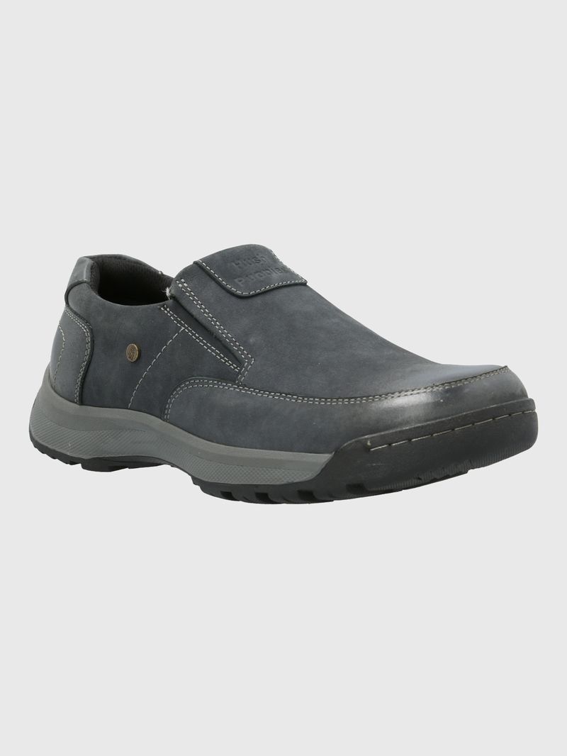 Slip-On-Para-Hombre-Cuero-Consin-Azul-Hush-Puppies