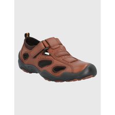 Sandalia Para Hombre Cuero Galera Café Hush Puppies
