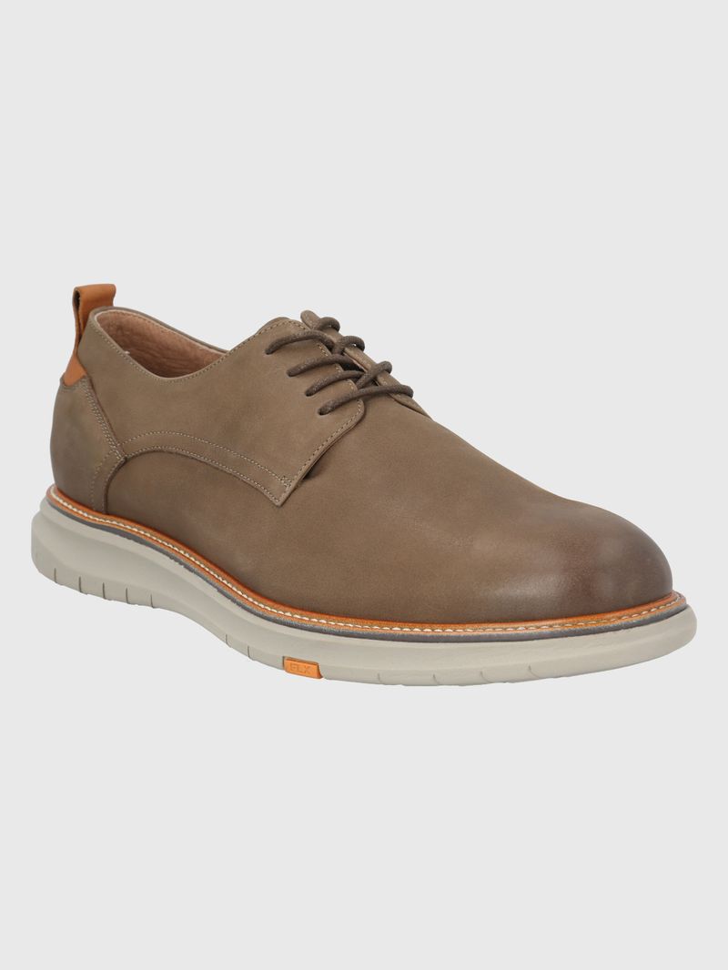 Zapato-Para-Hombre-Cuero-Rustic-Taupe-Hush-Puppies