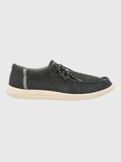 Alpargata Para Hombre Textil Canyon Negro Hush Puppies