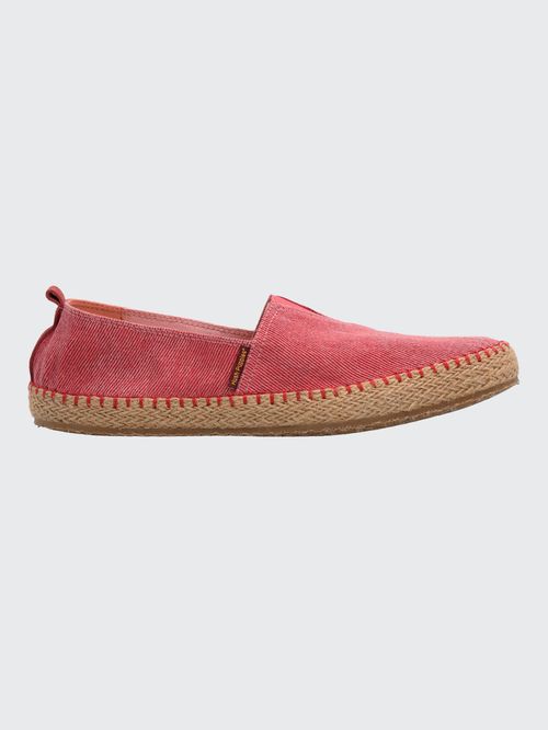 Alpargata Para Hombre Textil Hubert Rojo Hush Puppies