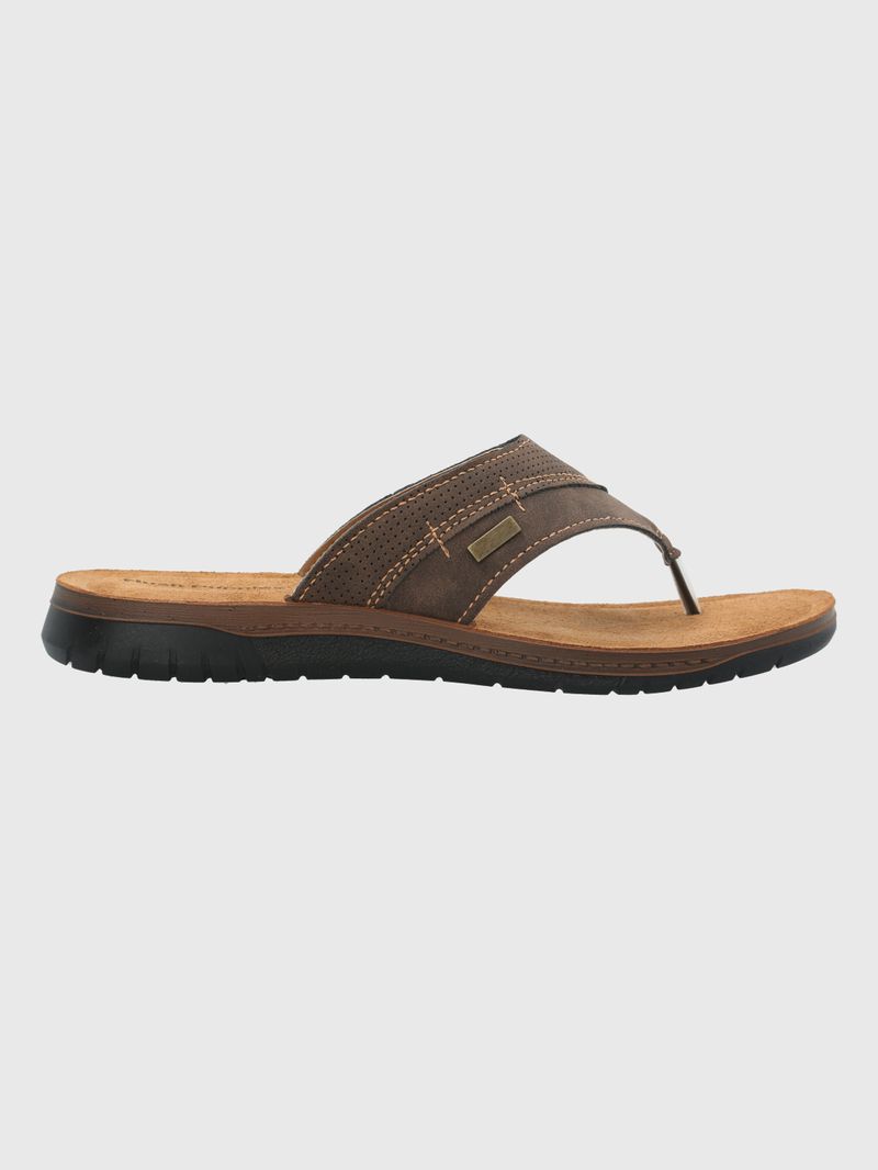 Sandalia-Para-Hombre-Sintetico-Boro-Marron-Hush-Puppies