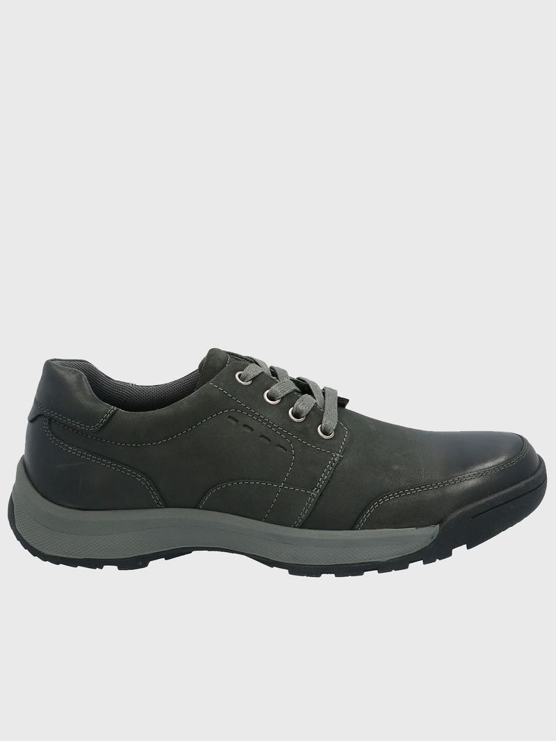 Zapato-Para-Hombre-Cuero-Duran-Gris-Oscuro-Hush-Puppies