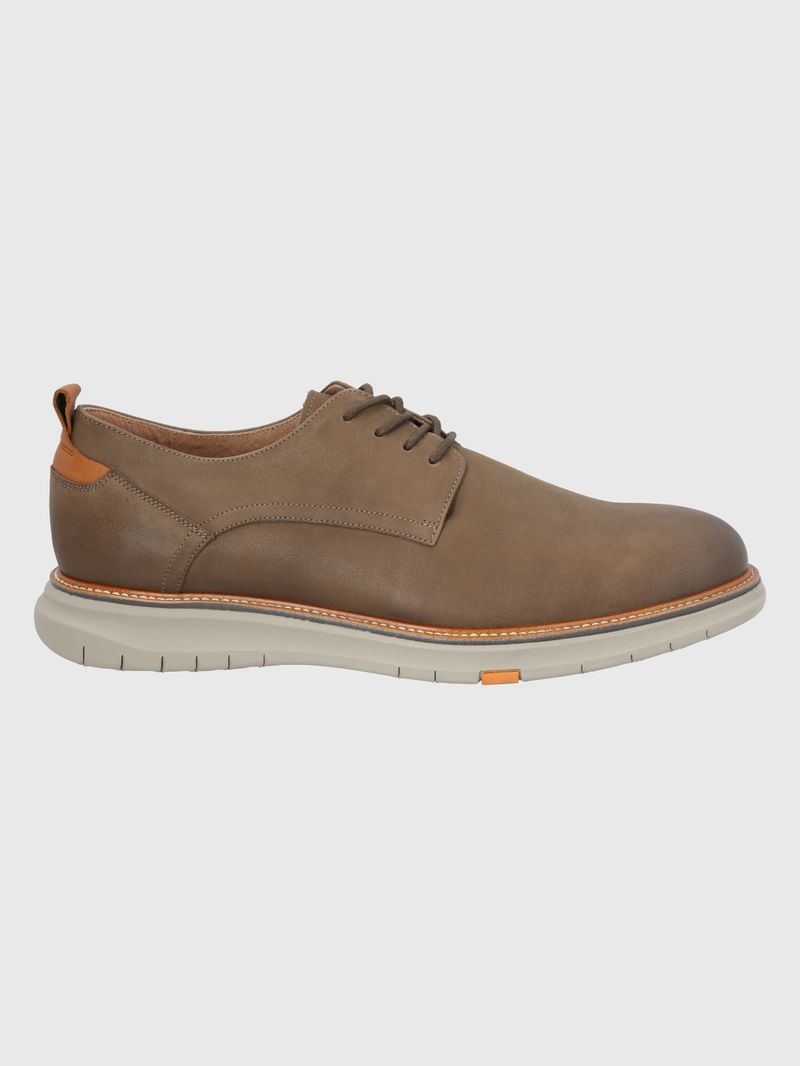Zapato-Para-Hombre-Cuero-Rustic-Taupe-Hush-Puppies