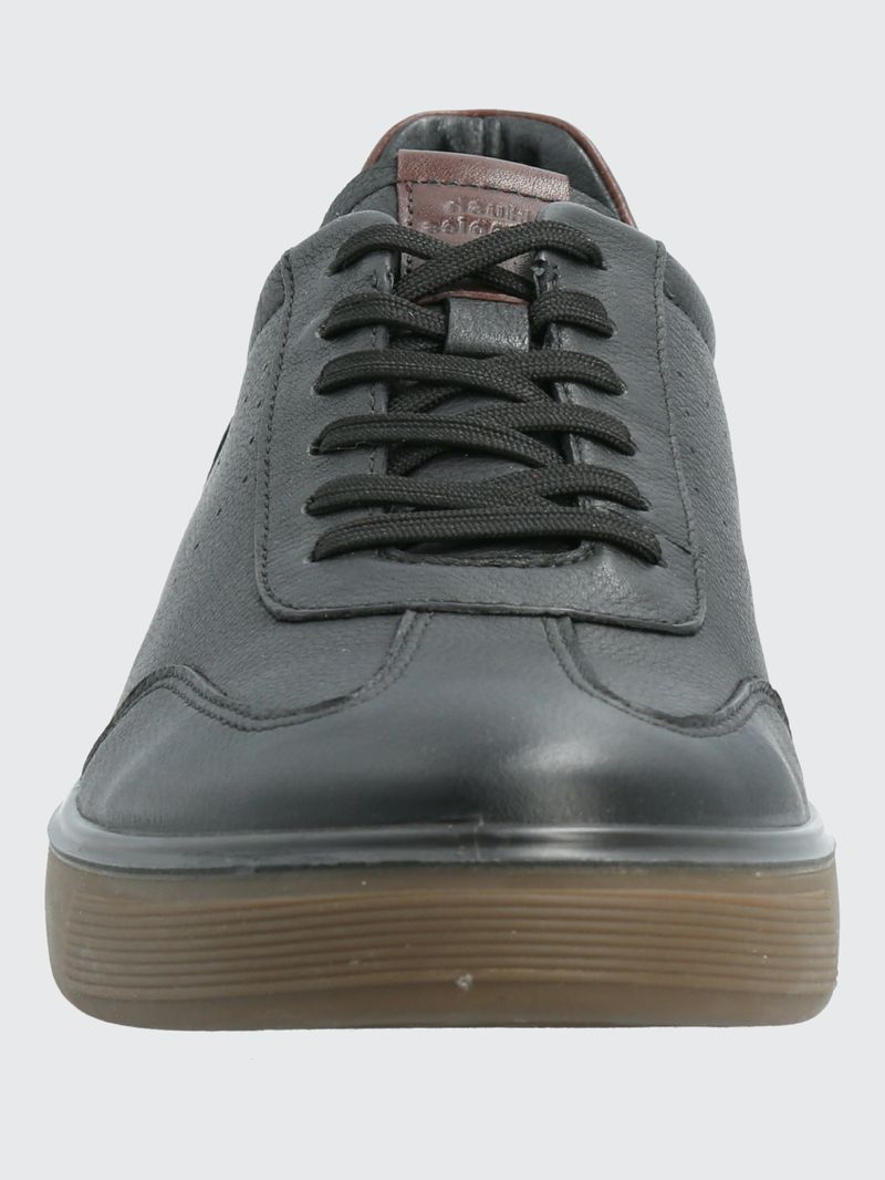 Zapatilla-Para-Hombre-Cuero-Bloor-Negro-Hush-Puppies