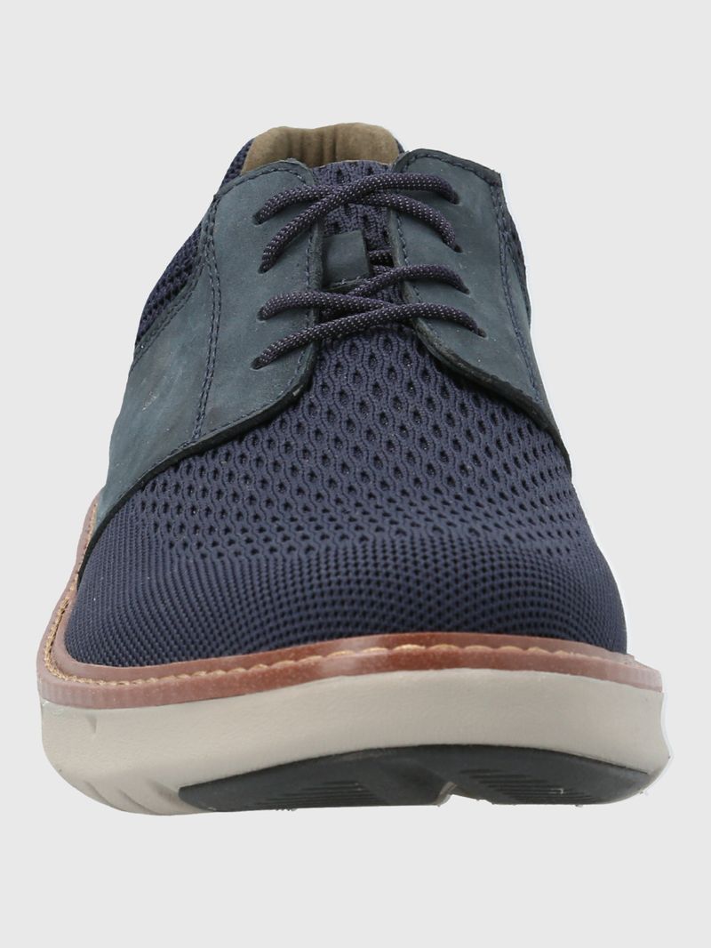 Zapato-Para-Hombre-Cuero-Textil-Smart-Hybrid-Lace-Azul-Hush-Puppies