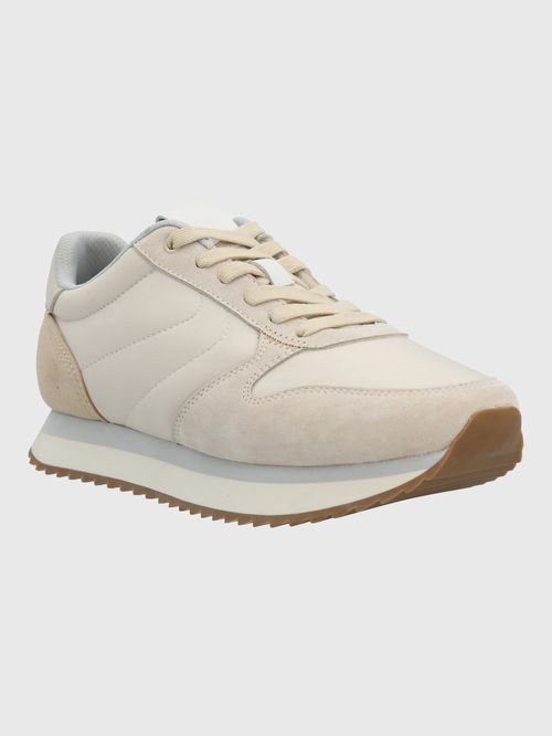 Zapatilla Para Mujer Cuero Bliss Sun Beige Hush Puppies