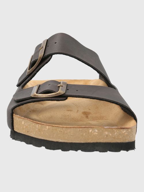 Sandalia Para Hombre Sintetico Kano Marron Oscuro Hush Puppies
