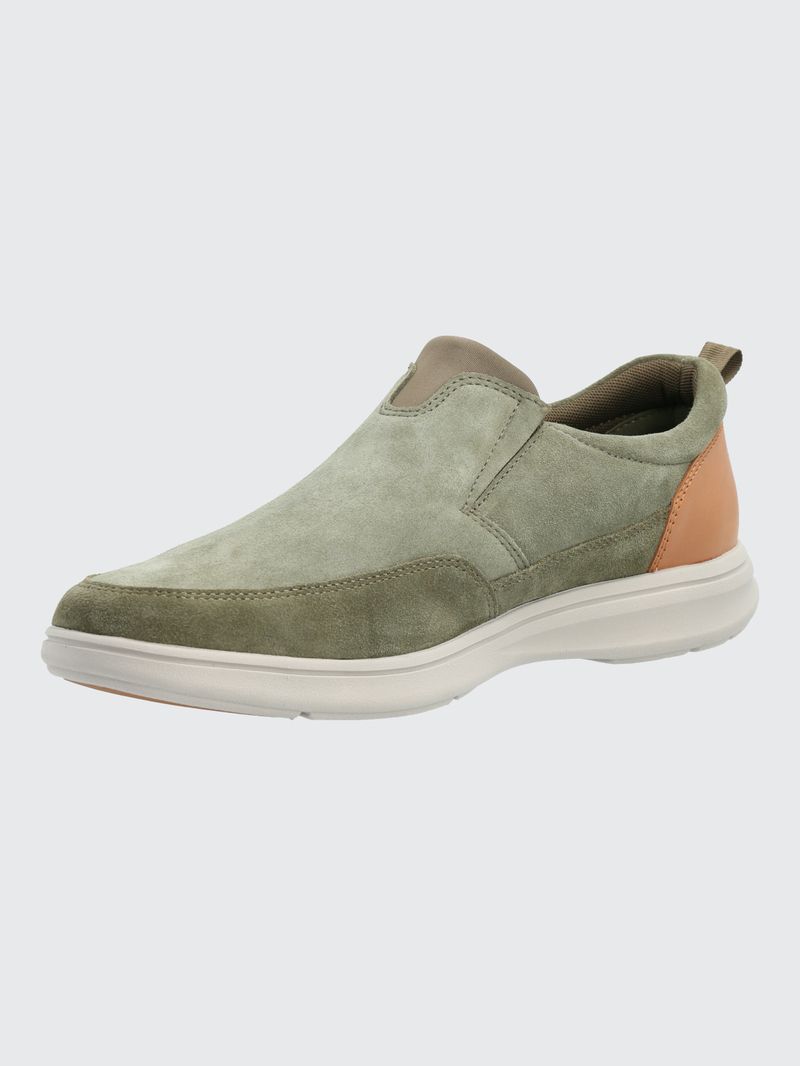 Slip-On-Para-Hombre-Cuero-Robson-Verde-Hush-Puppies