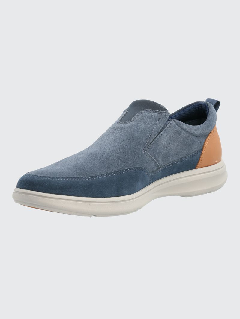 Slip-On-Para-Hombre-Cuero-Robson-Azul-Hush-Puppies