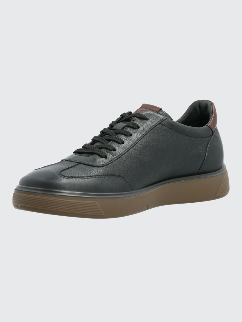 Zapatilla-Para-Hombre-Cuero-Bloor-Negro-Hush-Puppies