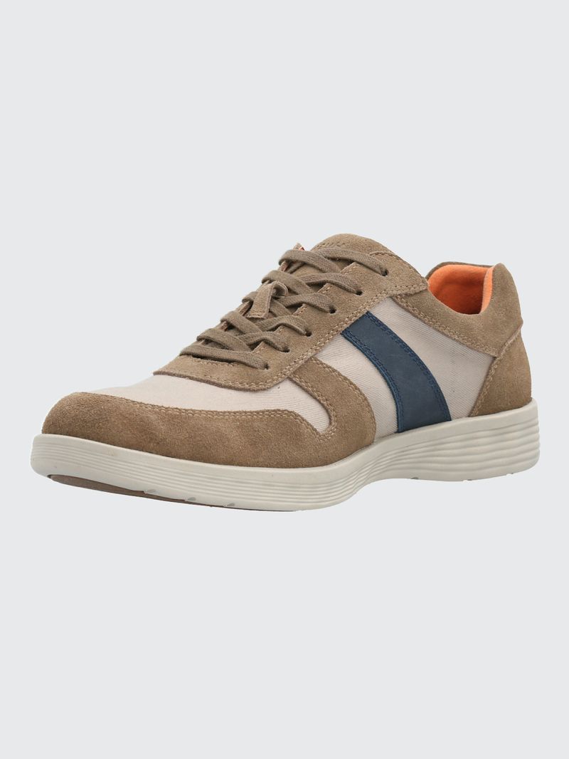 Zapatilla-Para-Hombre-Cuero-Textil-Spinal-Wave-Cafe-Hush-Puppies