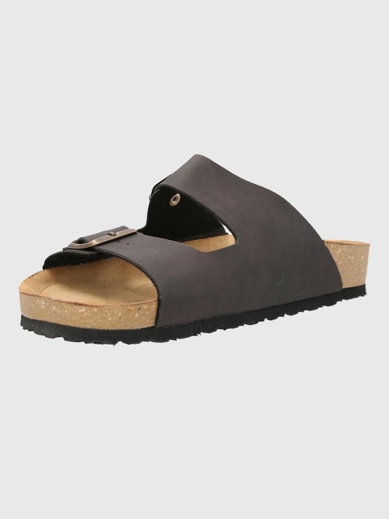 Sandalia-Para-Hombre-Sintetico-Kano-Marron-Oscuro-Hush-Puppies