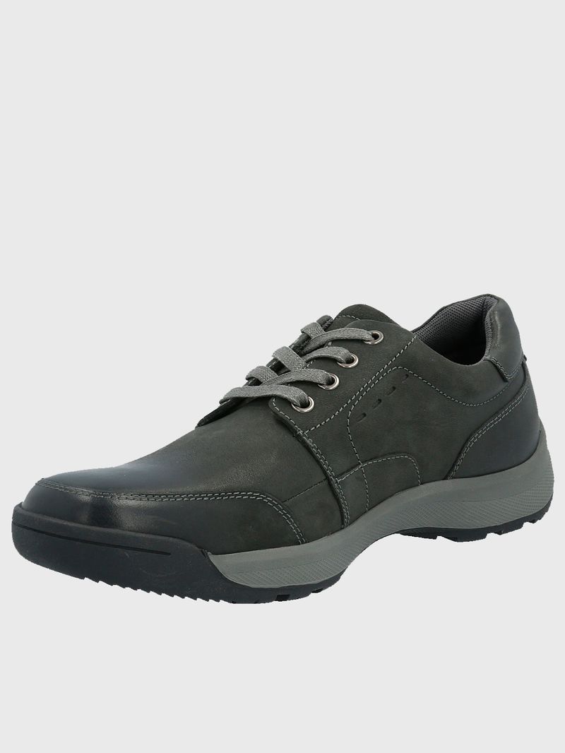 Zapato-Para-Hombre-Cuero-Duran-Gris-Oscuro-Hush-Puppies
