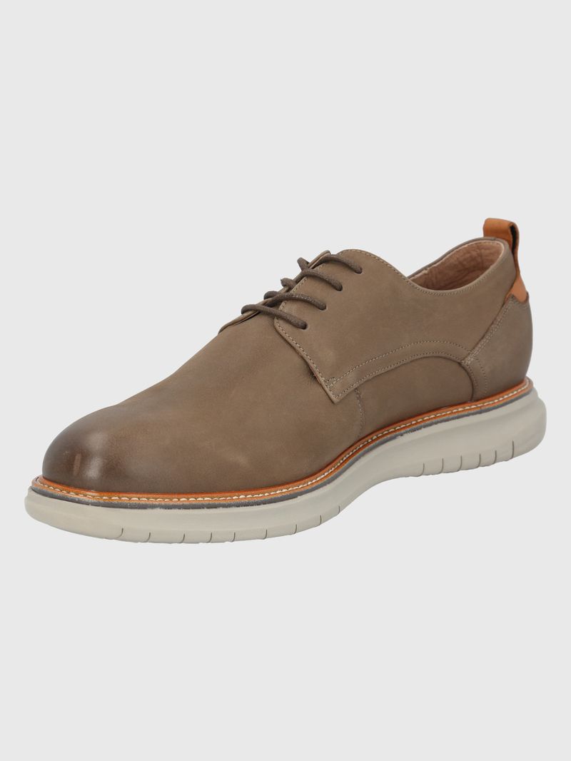 Zapato-Para-Hombre-Cuero-Rustic-Taupe-Hush-Puppies