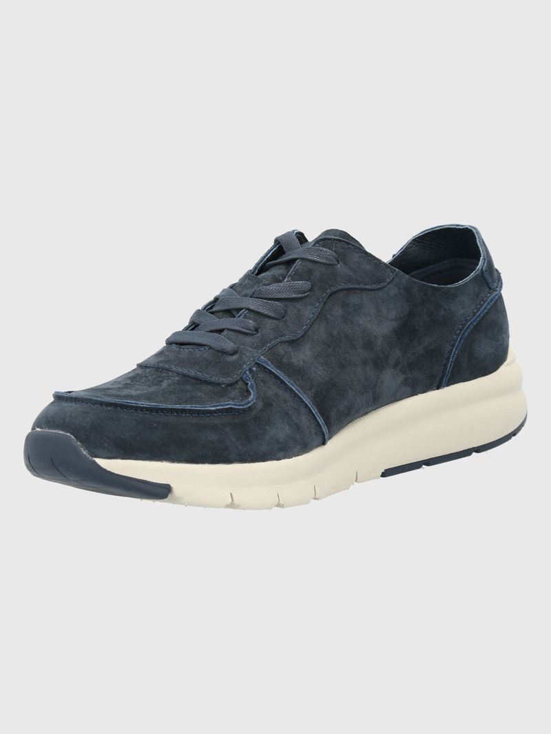 Zapatilla-Para-Hombre-Cuero-Juno-Azul-Hush-Puppies