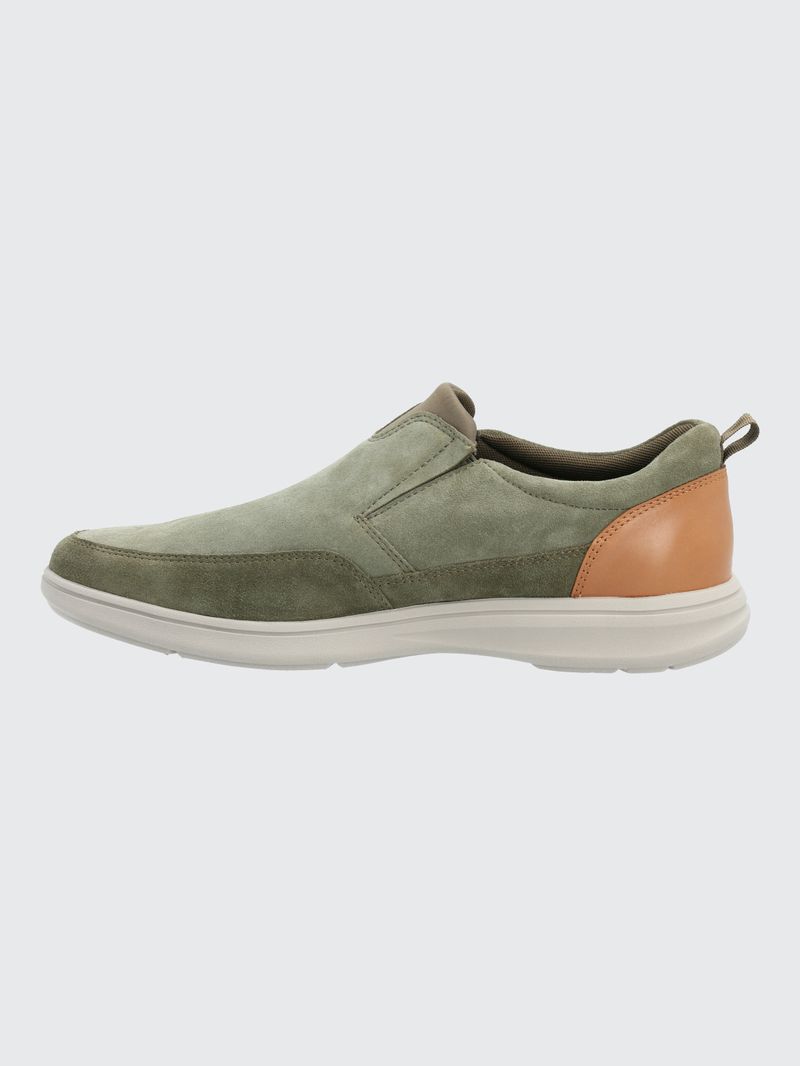 Slip-On-Para-Hombre-Cuero-Robson-Verde-Hush-Puppies