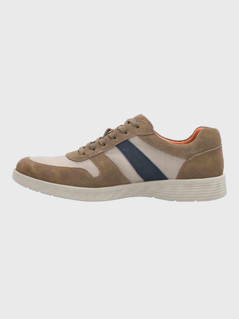 Zapatilla-Para-Hombre-Cuero-Textil-Spinal-Wave-Cafe-Hush-Puppies
