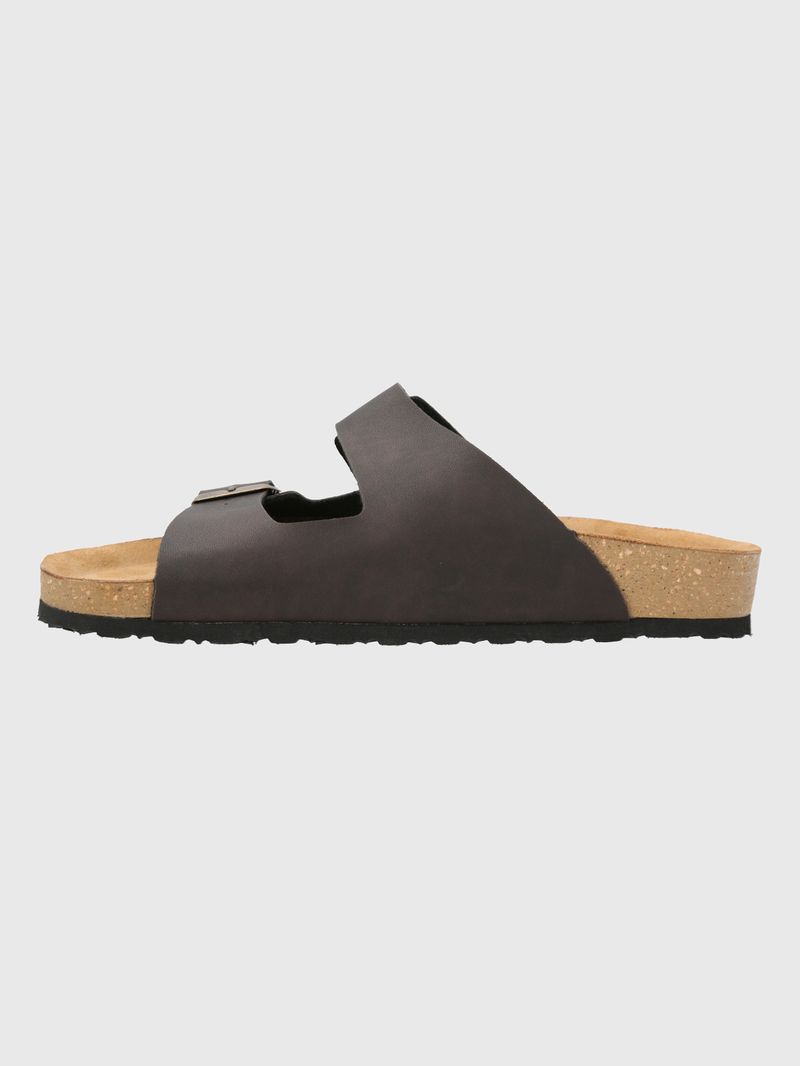 Sandalia-Para-Hombre-Sintetico-Kano-Marron-Oscuro-Hush-Puppies