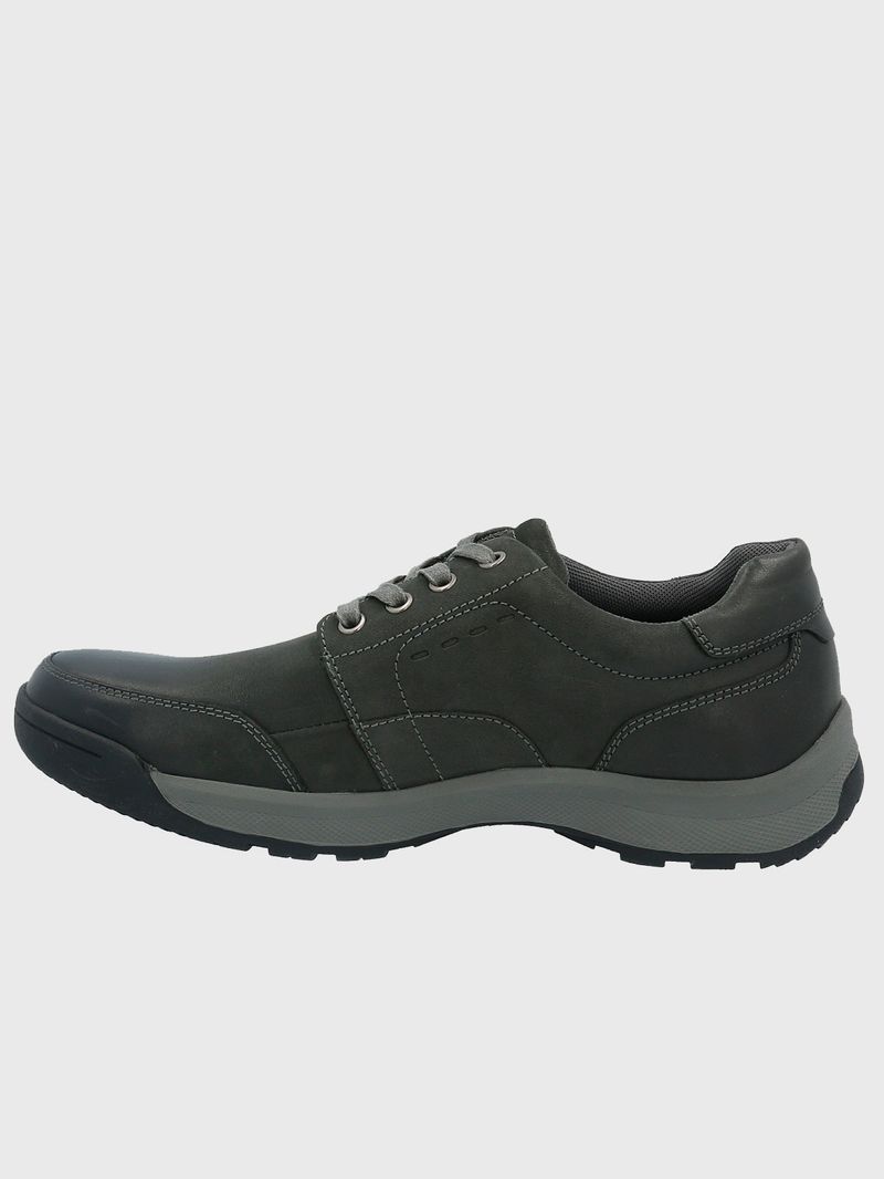 Zapato-Para-Hombre-Cuero-Duran-Gris-Oscuro-Hush-Puppies