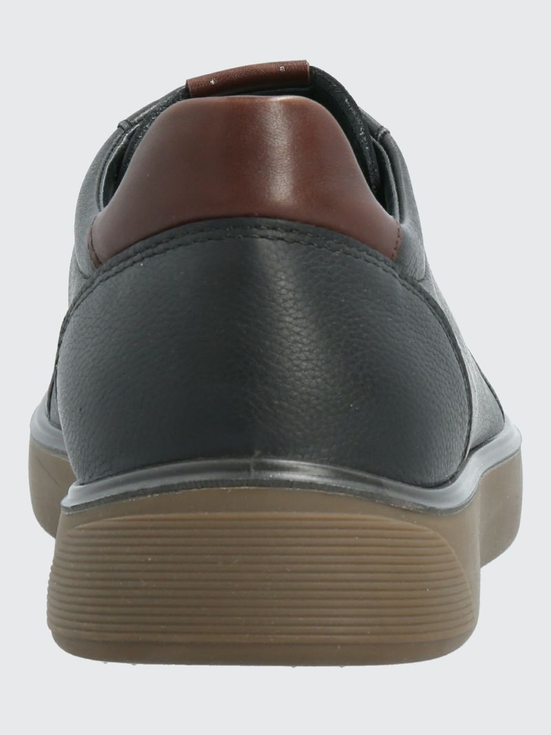 Zapatilla-Para-Hombre-Cuero-Bloor-Negro-Hush-Puppies