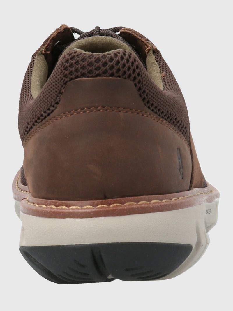 Zapato-Para-Hombre-Cuero-Textil-Smart-Hybrid-Lace-Cafe-Hush-Puppies