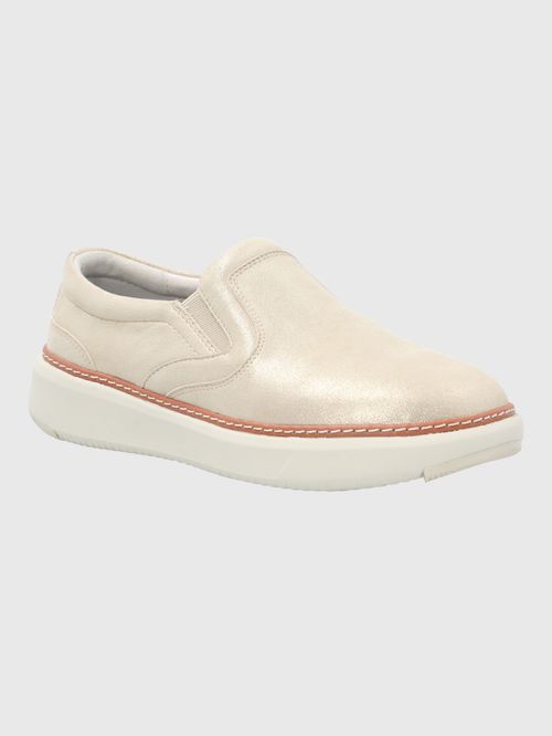 Slip On Para Mujer Cuero Lite G Metalizado Hush Puppies