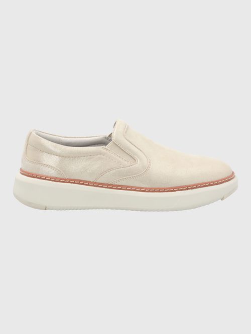 Slip On Para Mujer Cuero Lite G Metalizado Hush Puppies