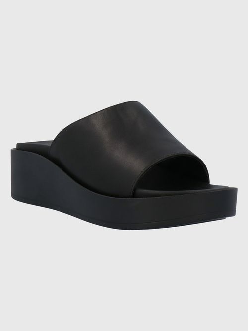 Sandalia Para Mujer Cuero depp Negro Hush Puppies