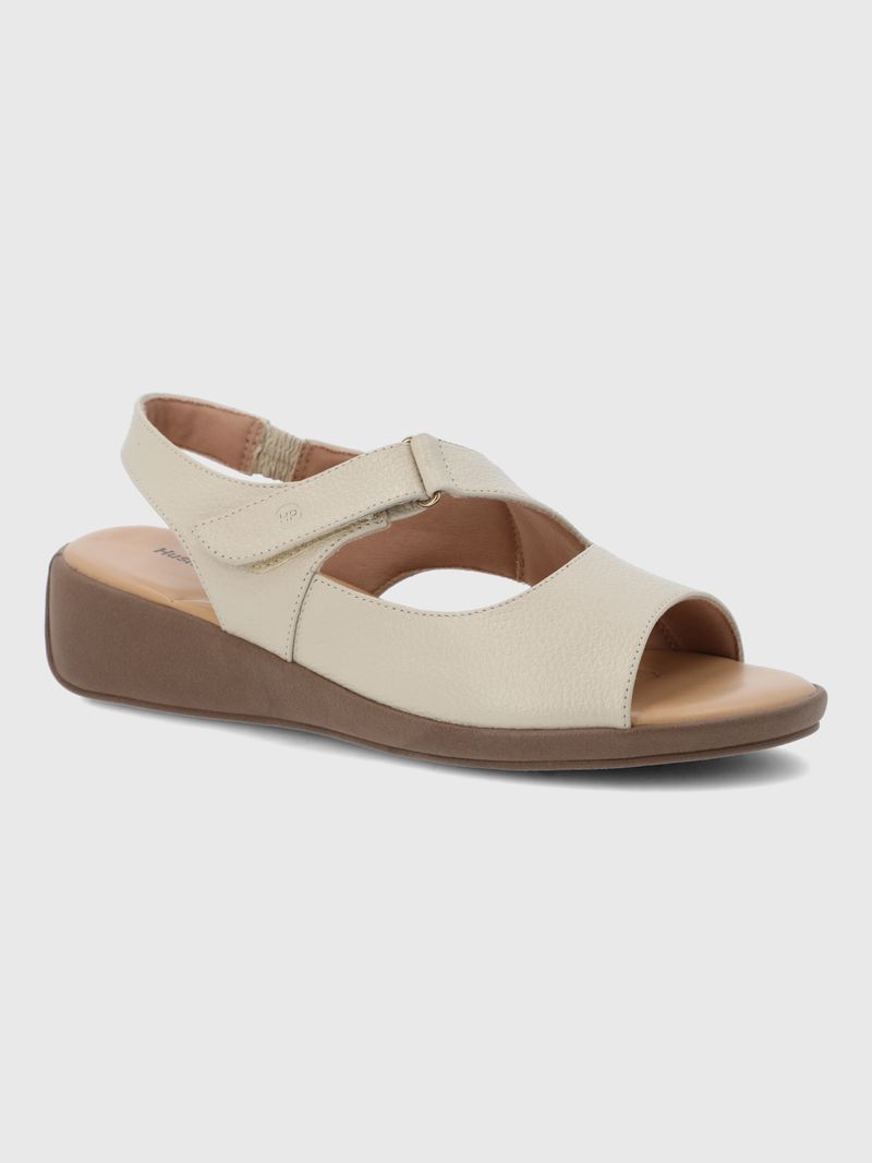Sandalia-Para-Mujer-Cuero-Lifestyle-2-Beige-Crudo-Hush-Puppies