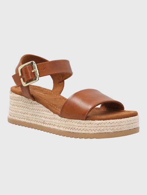 Sandalia Para Mujer Sintetico Lili Café Hush Puppies