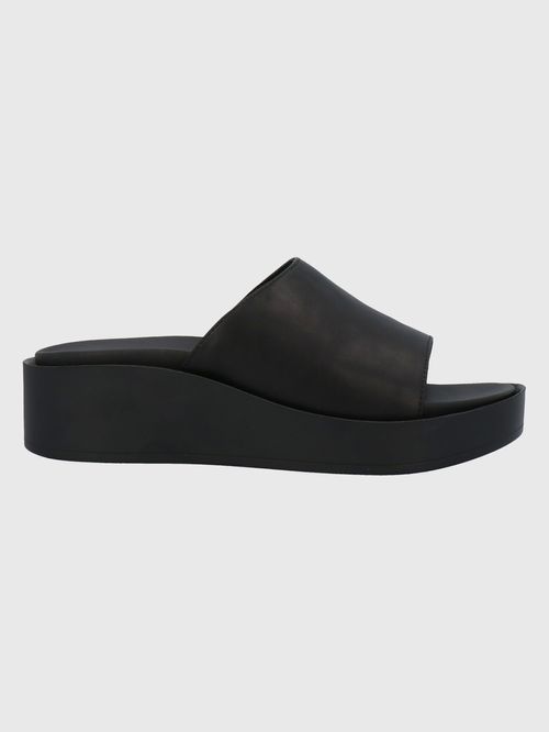 Sandalia Para Mujer Cuero depp Negro Hush Puppies