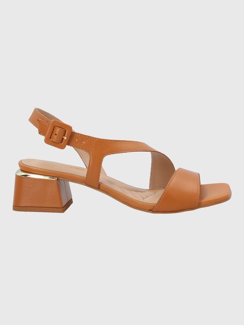 Sandalia Para Mujer Cuero Agna Café Hush Puppies