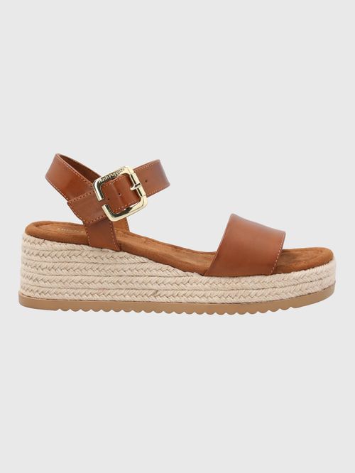 Sandalia Para Mujer Sintetico Lili Café Hush Puppies