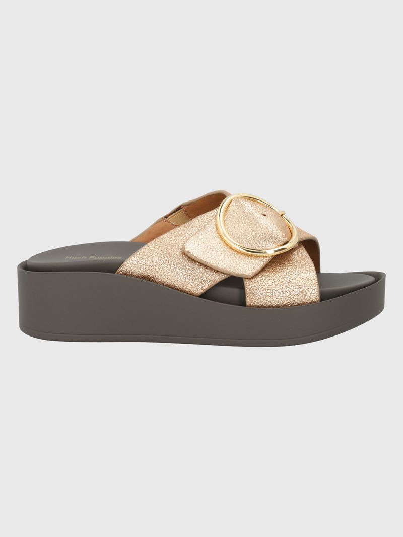 Sandalia-Para-Mujer-Cuero-Gise-Dorado-Hush-Puppies