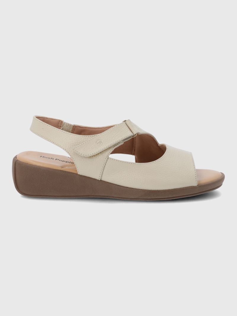 Sandalia-Para-Mujer-Cuero-Lifestyle-2-Beige-Crudo-Hush-Puppies