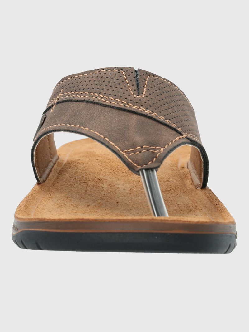 Sandalia-Para-Hombre-Sintetico-Boro-Marron-Hush-Puppies