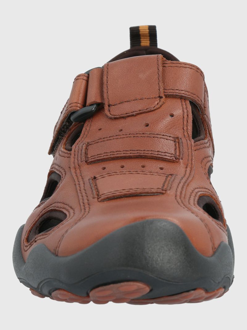 Sandalia-Para-Hombre-Cuero-Galera-Cafe-Hush-Puppies