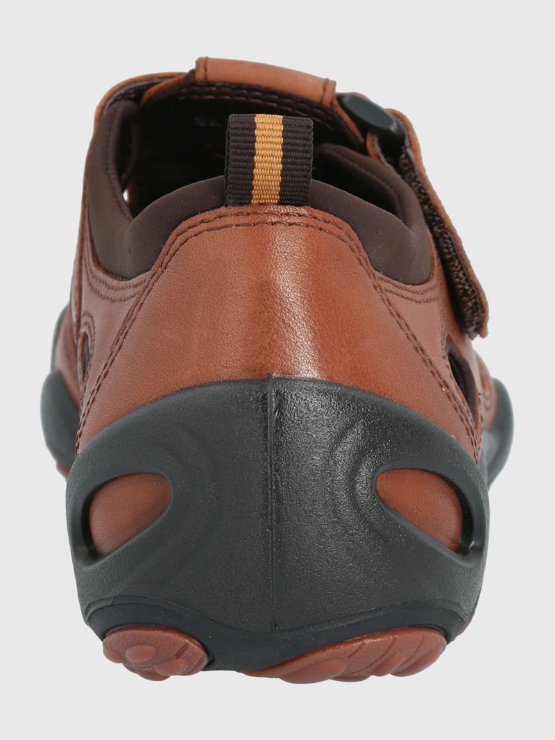 Sandalia-Para-Hombre-Cuero-Galera-Cafe-Hush-Puppies