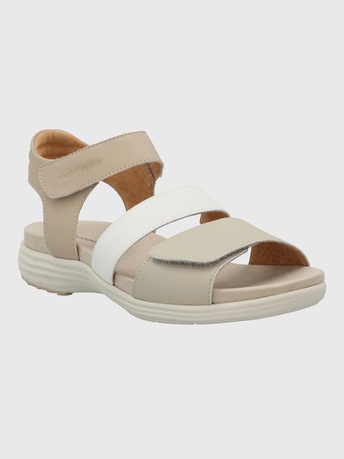 Sandalia Para Mujer Cuero Lorry Multi Strap Beige/Crudo Hush Puppies
