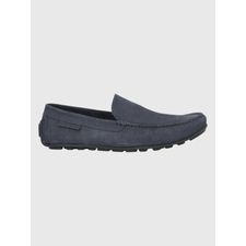 Mocasín Para Hombre Cuero Blumenau Navy Hush Puppies