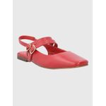 Ballerina-Para-Mujer-Cuero-Clementine-Rojo-Hush-Puppies