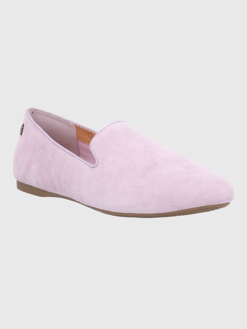 Mocasín Para Mujer Cuero Oda Morado Hush Puppies