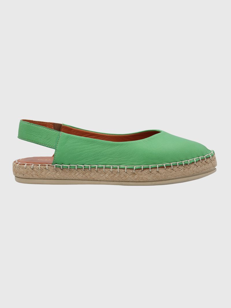 Alpargata-Para-Mujer-Cuero-Teglio-Verde-Hush-Puppies