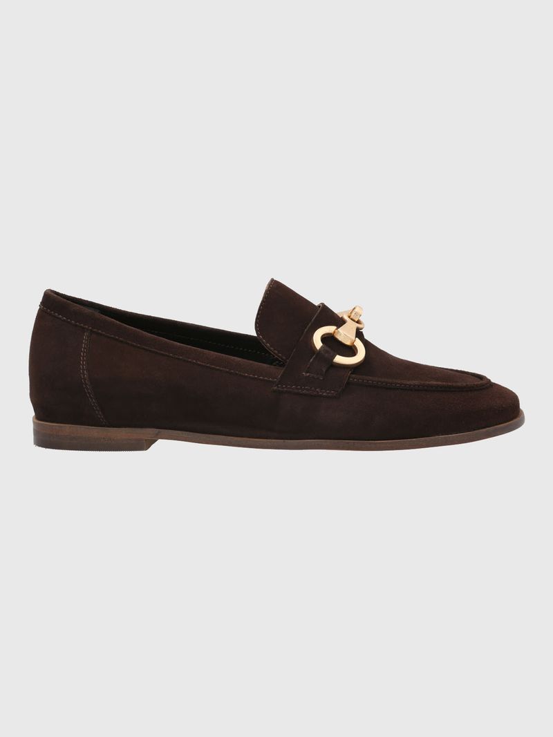 Mocasin-Para-Mujer-Cuero-Poplin-Cafe-Hush-Puppies