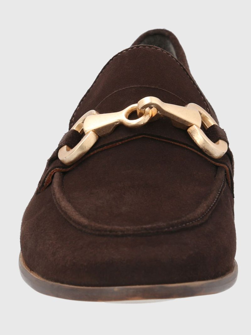 Mocasin-Para-Mujer-Cuero-Poplin-Cafe-Hush-Puppies