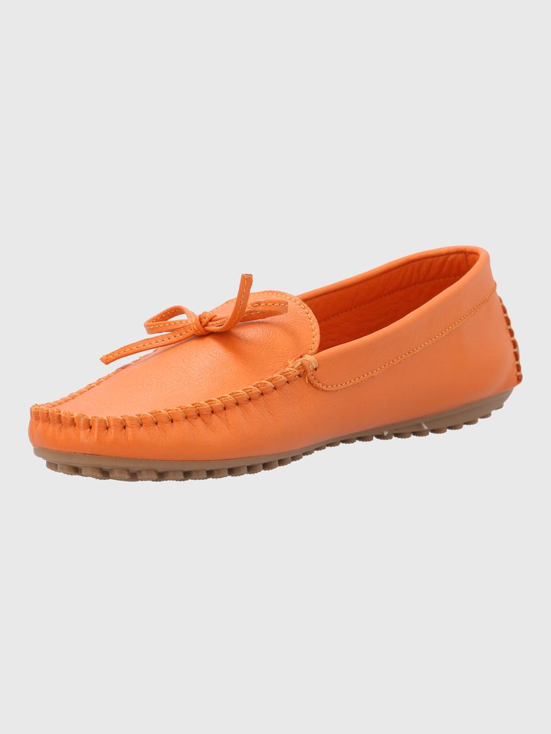 Mocasin-Para-Mujer-Cuero-Tado-Naranjo-Hush-Puppies